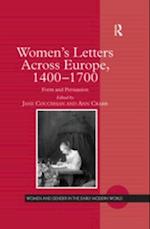 Women''s Letters Across Europe, 1400–1700