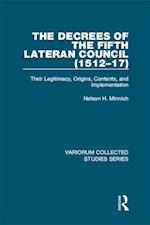 Decrees of the Fifth Lateran Council (1512-17)