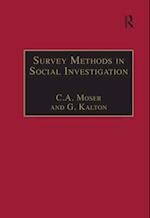 Survey Methods in Social Investigation