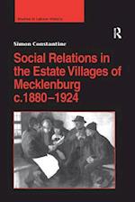 Social Relations in the Estate Villages of Mecklenburg c.1880–1924