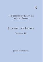 Security and Privacy