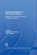 Reading Religion in Text and Context