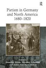 Pietism in Germany and North America 1680-1820