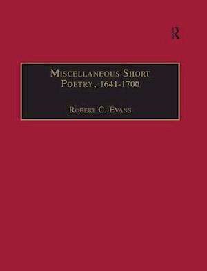 Miscellaneous Short Poetry, 1641–1700