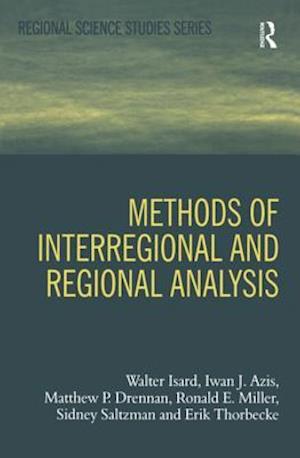 Methods of Interregional and Regional Analysis