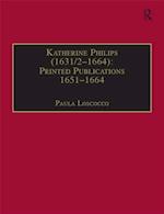 Katherine Philips (1631/2-1664): Printed Publications 1651-1664