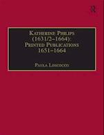 Katherine Philips (1631/2-1664): Printed Publications 1651-1664