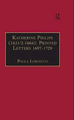 Katherine Philips (1631/2-1664): Printed Letters 1697-1729