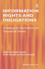 Information Rights and Obligations