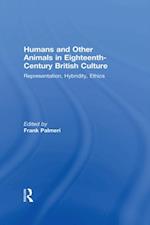 Humans and Other Animals in Eighteenth-Century British Culture