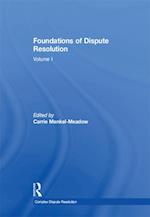 Foundations of Dispute Resolution