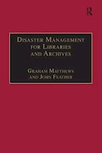 Disaster Management for Libraries and Archives