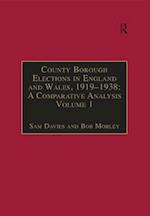 County Borough Elections in England and Wales, 1919-1938: A Comparative Analysis