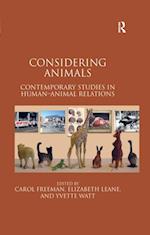 Considering Animals