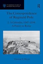 The Correspondence of Reginald Pole