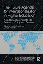 Future Agenda for Internationalization in Higher Education