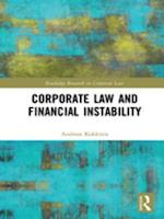 Corporate Law and Financial Instability
