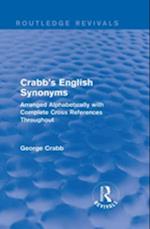 Routledge Revivals: Crabb's English Synonyms (1916)