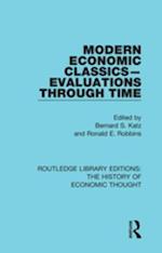 Modern Economic Classics-Evaluations Through Time