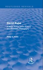Routledge Revivals: David Rabe (1988)