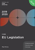 Core EU Legislation 2019-20