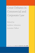 Great Debates in Commercial and Corporate Law