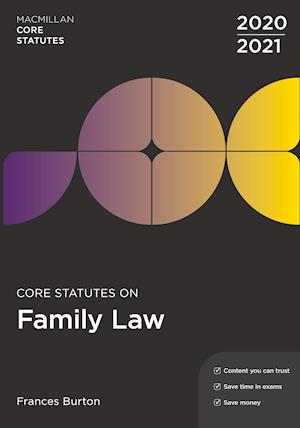 Core Statutes on Family Law 2020-21