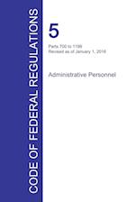 Code of Federal Regulations Title 5, Volume 2, January 1, 2016