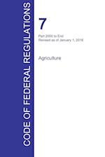 Cfr 7, Part 2000 to End, Agriculture, January 01, 2016 (Volume 15 of 15)