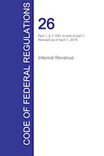 Cfr 26, Part 1, 1.1551 to End of Part 1, Internal Revenue, April 01, 2016 (Volume 15 of 22)