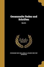 GER-GESAMMELTE REDEN UND SCHRI