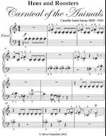 Hens and Roosters Carnival of the Animals - Beginner Piano Sheet Music