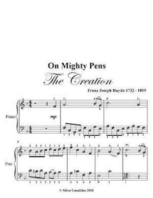 On Mighty Pens the Creation -  Easy Piano Sheet Music