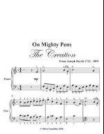 On Mighty Pens the Creation -  Easy Piano Sheet Music