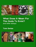 What Does It Mean for the Gods to Exist?: And Other Essays
