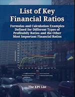 List of Key Financial Ratios: Formulas and Calculation Examples Defined for Different Types of Profitability Ratios and the Other Most Important Financial Ratios