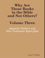Why Are These Books in the Bible and Not Others? - Volume Three The Apostolic Fathers and the New Testament Apocrypha