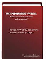 Java Programming Tutorial With Screen Shots & Many Code Example