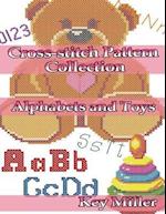 Cross-stitch Pattern Collection: Alphabets and Toys. Counted Cross-stitching for Beginners