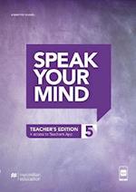 Speak Your Mind Level 5 Teacher’s Edition + access to Teacher’s App