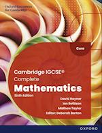 Cambridge IGCSEA(R) Complete Mathematics Core: Student Book Sixth Edition