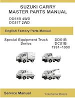 Suzuki Carry Truck Special Equipment Master Parts Manual DD51B DC51C