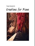 Creations  for Piano