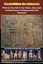 What Do They Tell Us The Tablets, Slabs, Seals And Monuments Of Mesopotamia And Phoenicia?