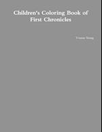 Children's Coloring Book of First Chronicles