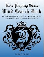 Role Playing Game Word Search Book: Word Search Puzzles and Number Search Puzzles, Fantasy Adventures and Gaming Words, RPG Gift 