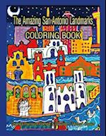 The Amazing San Antonio Landmarks Coloring Book 