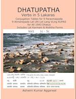 Dhatupatha Verbs in 5 Lakaras