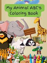 My Animal ABC's Coloring Book 