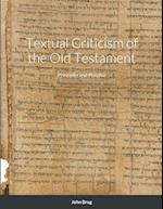 Textual Criticism of the Old Testament